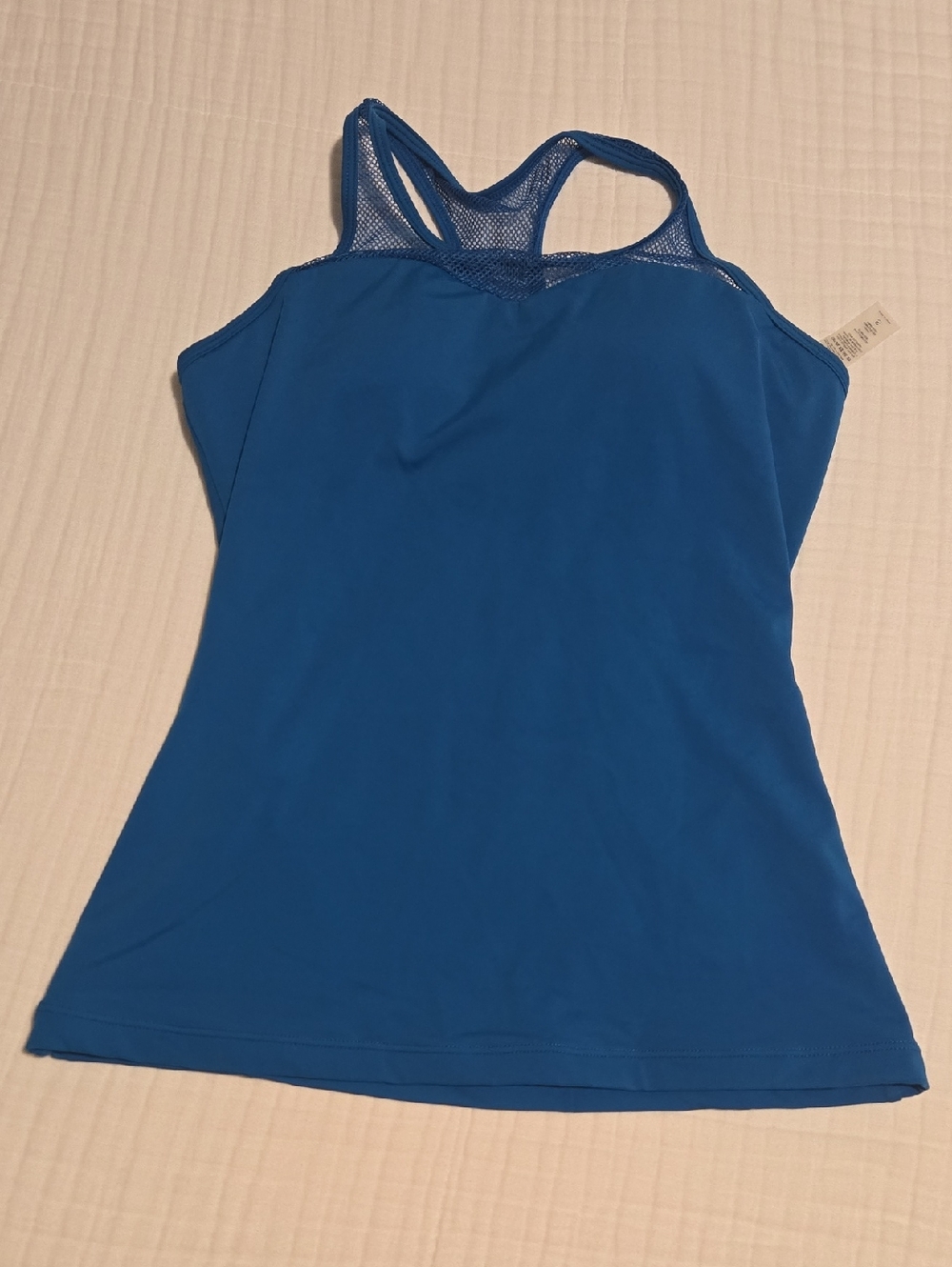 KIAVA Blue Mesh Racerback Performance Tank